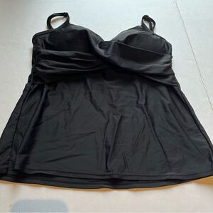 Catalina Women's Black Camisole Swim Top L/G(12-14)